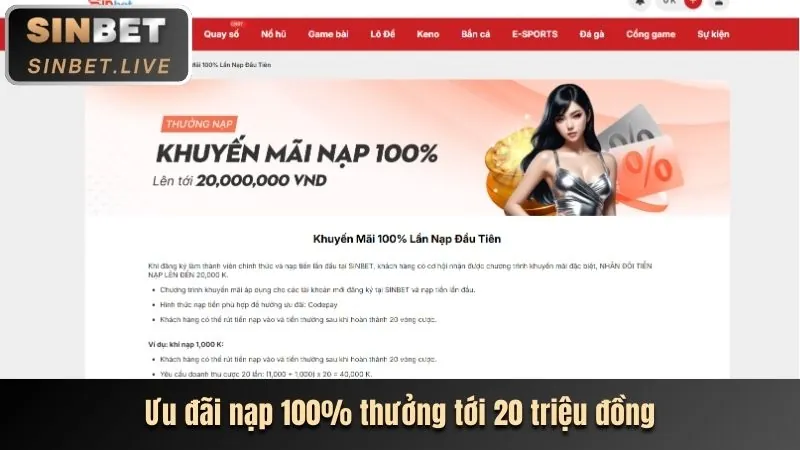 Khuyến mãi chào mừng người chơi mới bắn cá